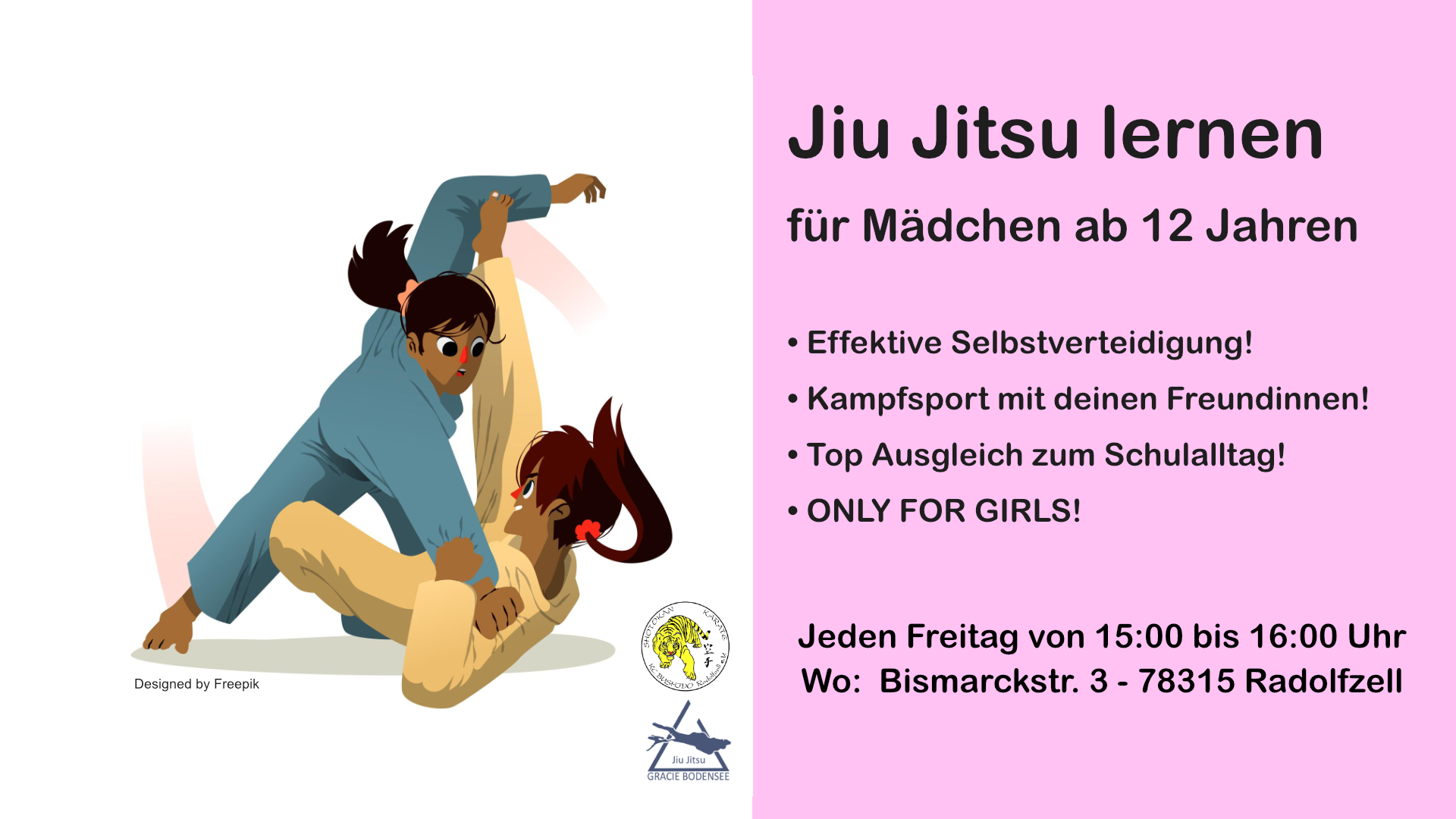 Jiu Jitsu für Mädchen in Radolfzell
